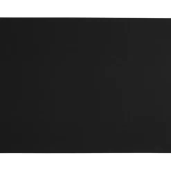 Fabrique de Styles Sets De Table>Set de table rectangle simili cuir noir 46x33c6 - Soft Charbon