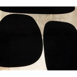 Fabrique de Styles Sets De Table>Set de table vinyle formes 30x40cm Noir