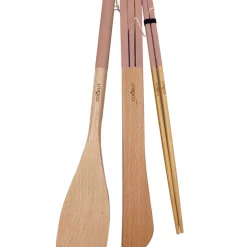 Fabrique de Styles Ustensibles De Cuisine>Set ustensiles en bois - Guimauve Rose