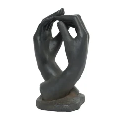 Fabrique de Styles Déco, Accessoires Et Rangements|Jardin>Statue d'extérieur mains noir h64cm Anthracite
