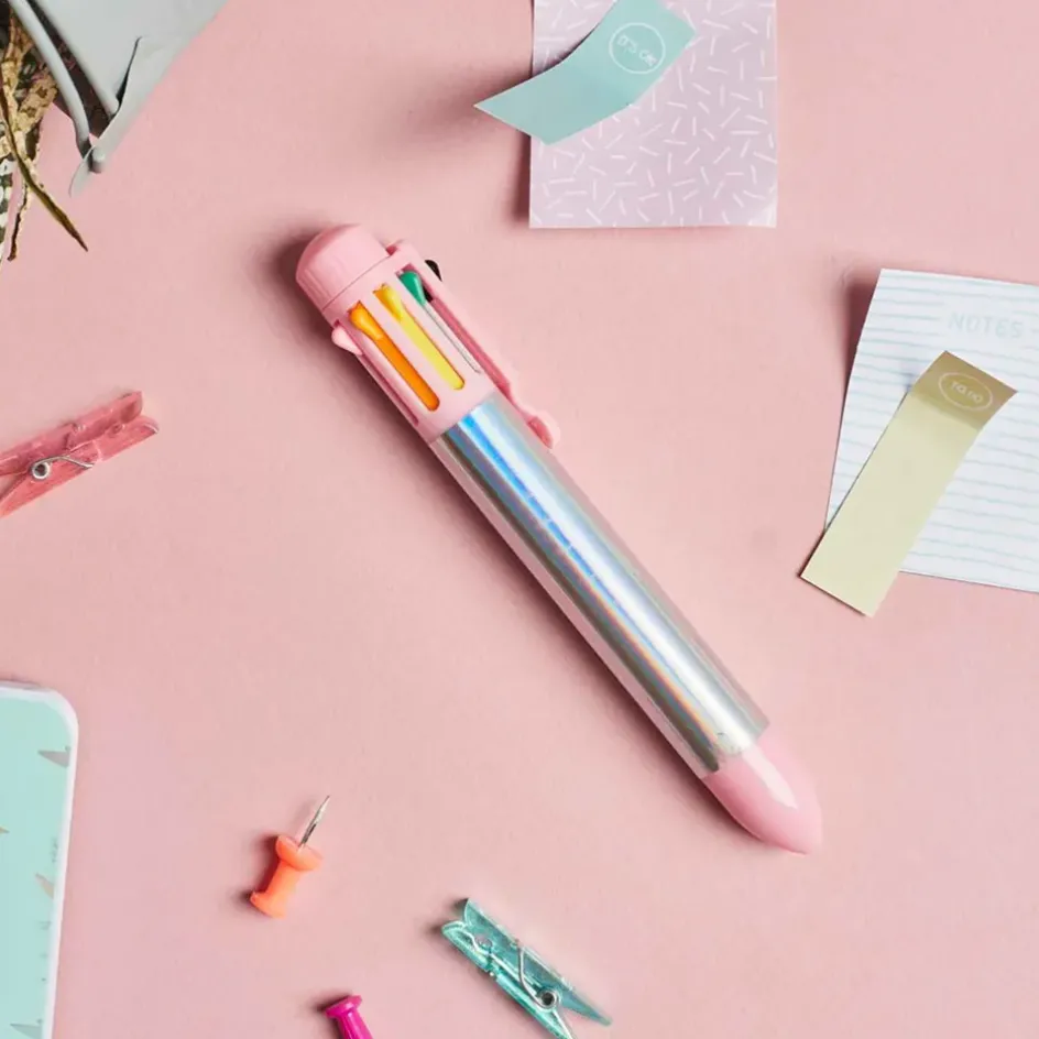 Fabrique de Styles Papeterie>Stylo à bille 8 couleurs Multicolore