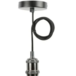 Fabrique de Styles Ampoules Et Cordons Électriques>Suspension antique - e27 - cable 70 cm Noir
