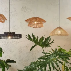 Fabrique de Styles Suspensions>Suspension en corde de papaier d50cm - Calyp Naturel