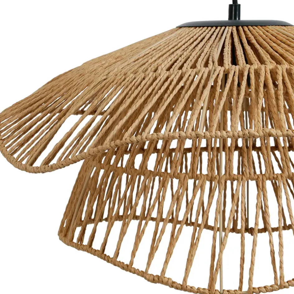 Fabrique de Styles Suspensions>Suspension en corde de papaier d50cm - Calyp Naturel