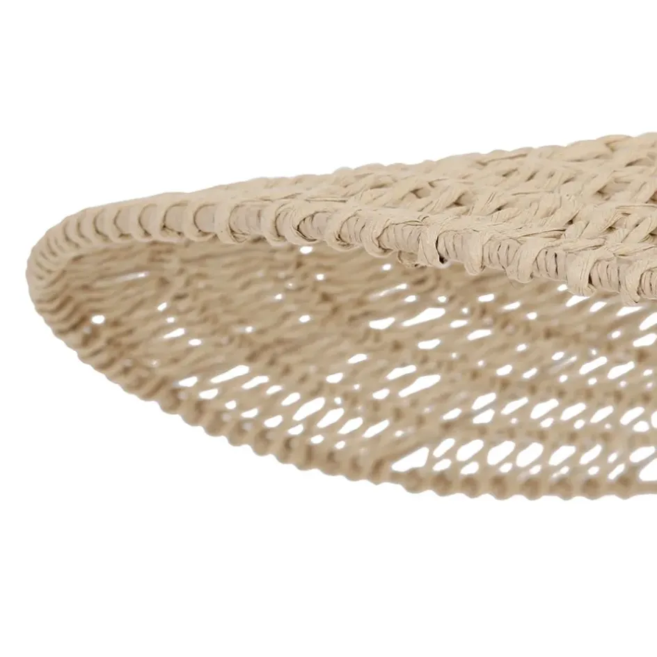 Fabrique de Styles Suspensions>Suspension en corde de papier d70.5cm - calyp Naturel