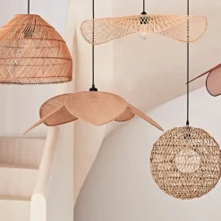 Fabrique de Styles Suspensions>Suspension en corde de papier d41cm - calyp Naturel