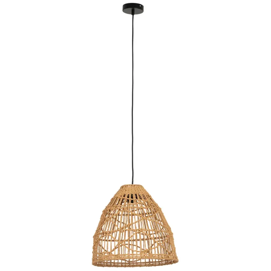 Fabrique de Styles Suspensions>Suspension en corde de papier d38cm - Calyp Naturel