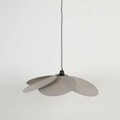 Fabrique de Styles Suspensions>Suspension en coton d73cm anthracite - Evasion Gris