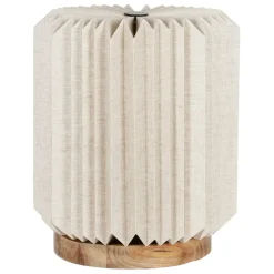 Fabrique de Styles Lampes À Poser>Suspension en papier et lin d56xh20cm - Fontelo Naturel