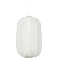 Fabrique de Styles Suspensions>Suspension en polyester et fer h45cm - Organic Blanc