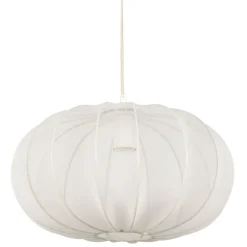 Fabrique de Styles Suspensions>Suspension en polyester et fer h23cm - Organic Blanc