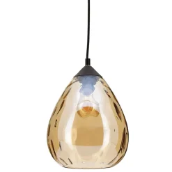 Fabrique de Styles Suspensions>Suspension en verre d20cm - Daiki Ambre