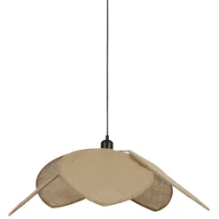 Fabrique de Styles Suspensions>Suspension japandi en jute couleur lin d70cm Naturel