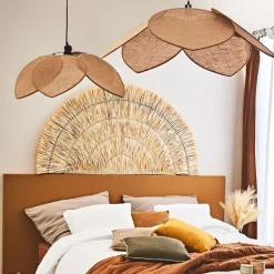Fabrique de Styles Suspensions>Suspension japandi en jute couleur lin d70cm Naturel