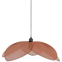 Fabrique de Styles Suspensions>Suspension japandi en lin d70cm Brun