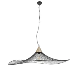 Fabrique de Styles Suspensions>Suspension metal filaire lizzie d110cm Noir