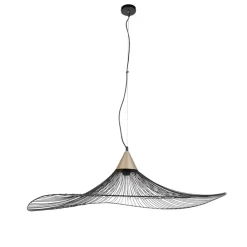 Fabrique de Styles Suspensions>Suspension metal filaire lizzie d110cm Noir