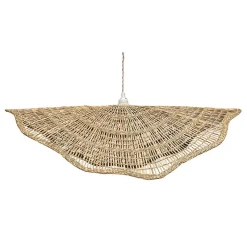 Fabrique de Styles Suspensions>Suspension non électrifiée en jonc de mer d90cm - Eleonore