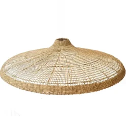 Fabrique de Styles Suspensions>Suspension non électrifiée en jonc de mer tressé d100cm Naturel