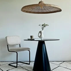 Fabrique de Styles Suspensions>Suspension non électrifiée en jonc de mer tressé d100cm Naturel