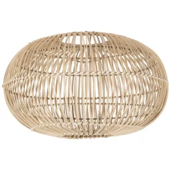 Fabrique de Styles Suspensions>Suspension non électrique en rotin et fer d40cm - Brasil Naturel