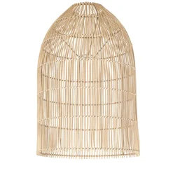 Fabrique de Styles Suspensions>Suspension non électrique en rotin et fer d40cm - Brasil Naturel