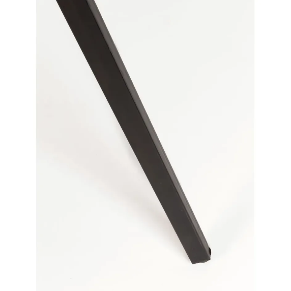 Fabrique de Styles Table De Salle À Manger>Table à manger en teck massif et pieds métal 200x90cm - Suri Naturel