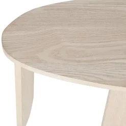 Fabrique de Styles Bouts De Canapé Et Tables D'appoint>Table appoint effet bois - folky Naturel