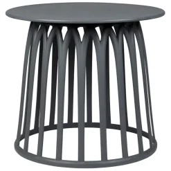 Fabrique de Styles Tables Basses, Guéridons|Jardin>Table basse de jardin ronde e d50cm - Lumi Gris