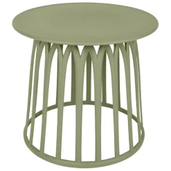 Fabrique de Styles Tables Basses, Guéridons|Jardin>Table basse de jardin ronde d50cm - Lumi Kaki