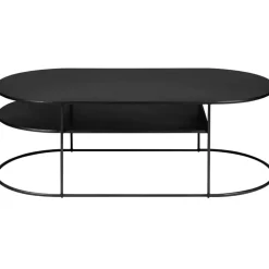 Fabrique de Styles Table Basses>Table basse en métal L120cm -Gray Noir