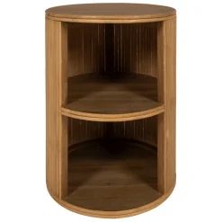 Fabrique de Styles Tables De Chevet>Table de chevet avec 2 niveaux en bambou - Saori Naturel