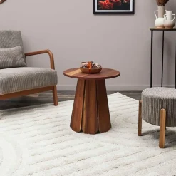 Fabrique de Styles Bouts De Canapé Et Tables D'appoint>Table d'appoint en bois foncé - Will Marron