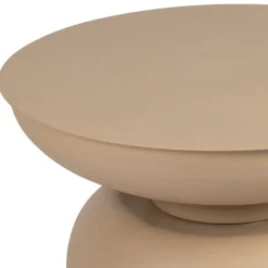 Fabrique de Styles Bouts De Canapé Et Tables D'appoint>Table d'appoint en fer - arty D37cm Beige