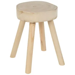Fabrique de Styles Bouts De Canapé Et Tables D'appoint>Table d'appoint ronde en paulownia - Boende Naturel