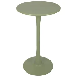 Fabrique de Styles Tables De Jardin|Jardin>Table haute d'extérieur ronde en fer d60xh100cm - Lumi Kaki