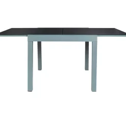Fabrique de Styles Tables De Jardin|Jardin>Table jardin extensible en métal 80-160x80cm - Haria Gris