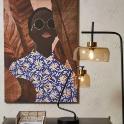 Fabrique de Styles Tableaux Et Toiles>Tableau chemise 70x100cm Bleu