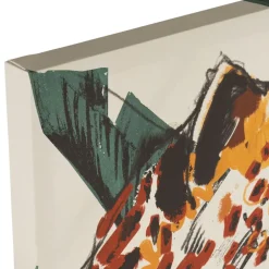 Fabrique de Styles Tableaux Et Toiles>Tableau léopard 50x70cm - Soul Craft Vert