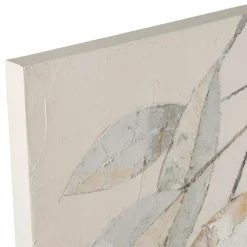 Fabrique de Styles Tableaux Et Toiles>Tableau Neflier en toile gris et 100x100cm Beige