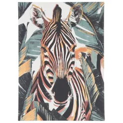 Fabrique de Styles Tableaux Et Toiles>Tableau zèbre en tissu 50x70cm - Gallery Multicolore
