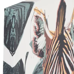 Fabrique de Styles Tableaux Et Toiles>Tableau zèbre en tissu 50x70cm - Gallery Multicolore