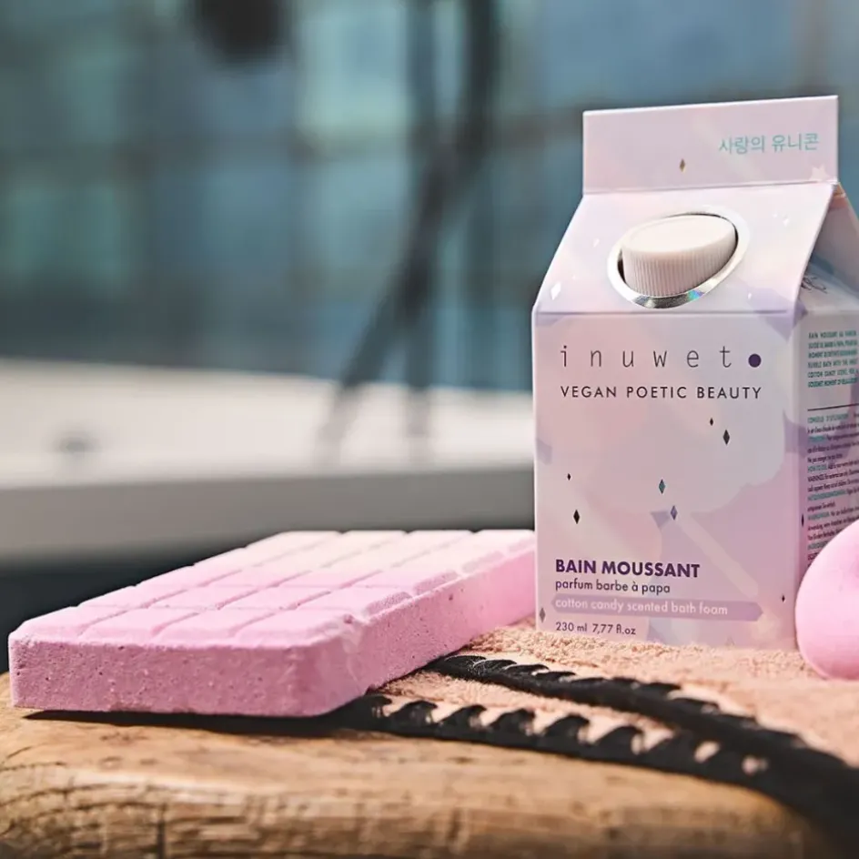 Fabrique de Styles Soins Du Corps>Tablette de bain effervescente parfum fraise 200g Rose