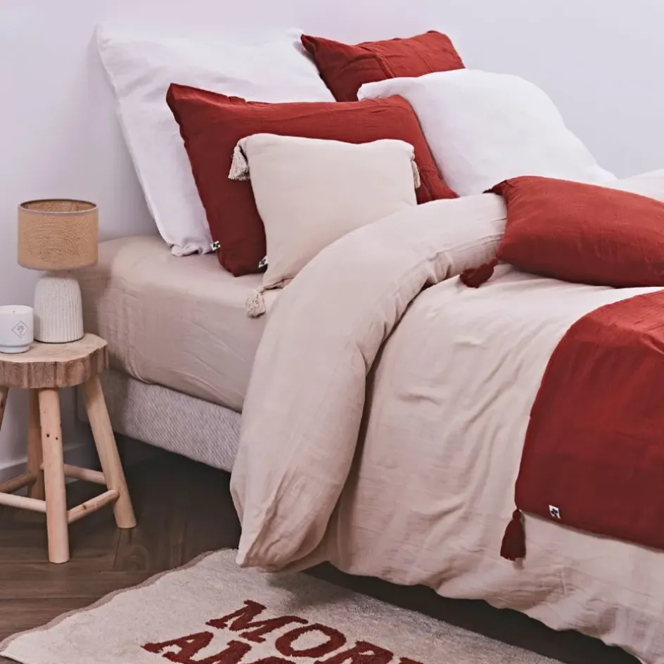 Fabrique de Styles Poufs Et Tabourets>Tabouret en paulownia naturel h40cm - harald Marron