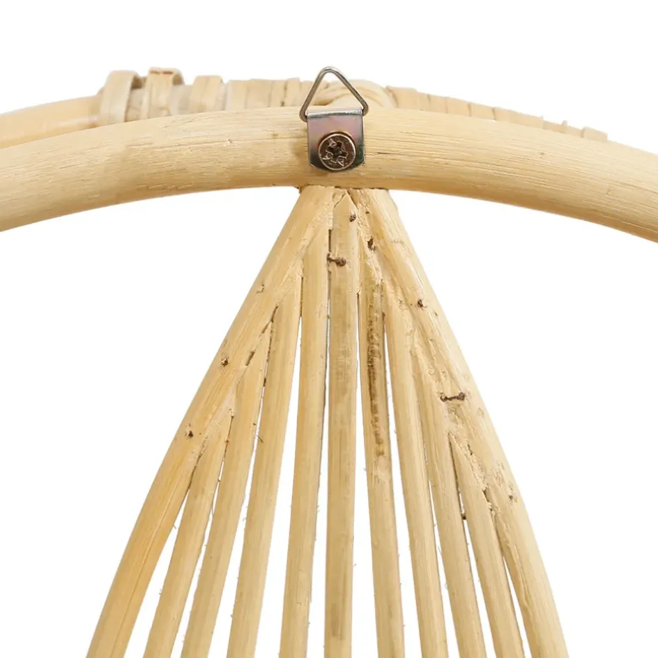 Fabrique de Styles Étagères Murales>Étagère murale 2 niveaux en rotin d60cm - Gispsy Naturel