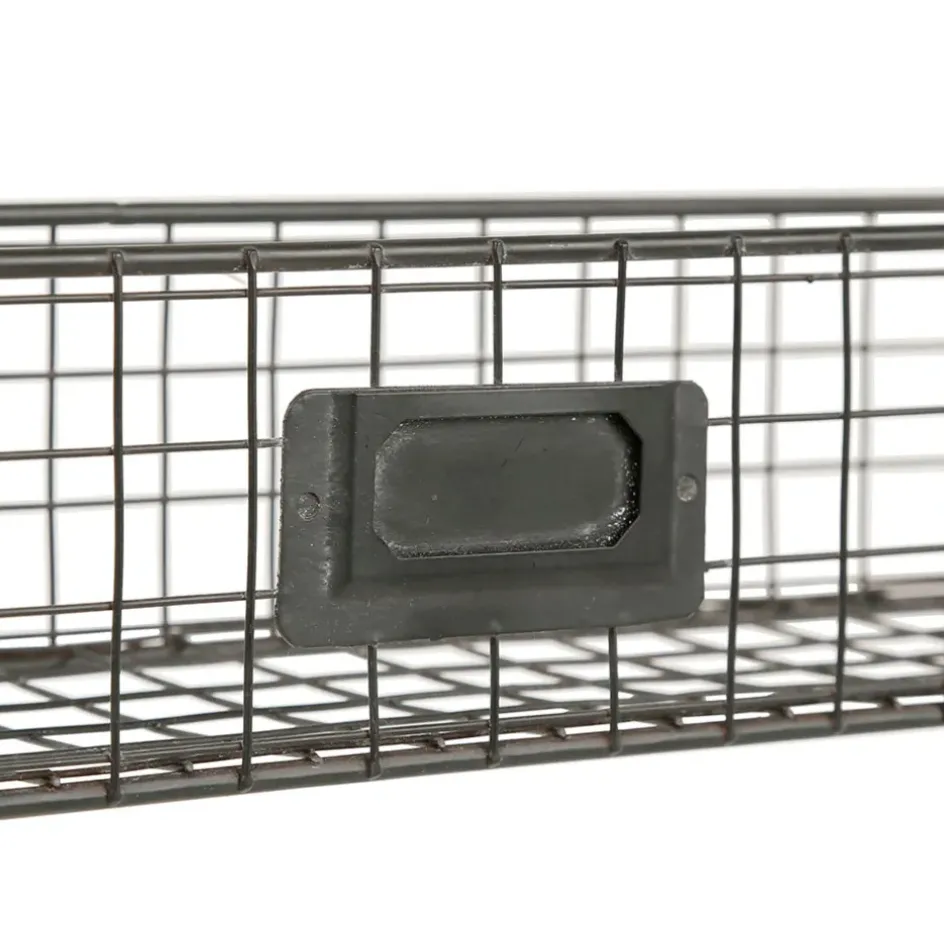 Fabrique de Styles Étagères Murales>Étagère murale avec dévidoir en fer Noir