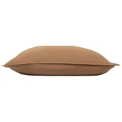 Fabrique de Styles Taies Et Traversins>Taie d'oreiller dili voile de coton 65x65cm Tabac