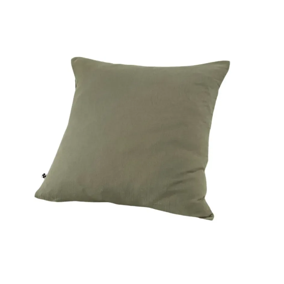 Fabrique de Styles Taies Et Traversins>Taie d'oreiller en gaze de coton 60x60cm - Gaia Romarin