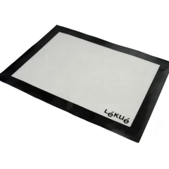 Fabrique de Styles Ustensibles De Cuisine>Tapis de cuisson en fibre de verre silicone 40x30cm Noir