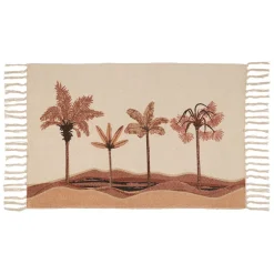Fabrique de Styles Tapis>Tapis en coton 90x60cm - Tropic Étoile Terracotta